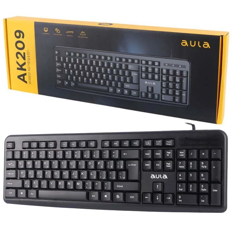 کیبورد صفحه کلید آئولا مدل AK209