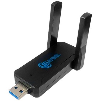 کارت شبکه و دانگل وای‌فای دو آنتن USB 3.0 بیبل (BAYBEL) مدل D-56 | دو بانده (Dual Band)