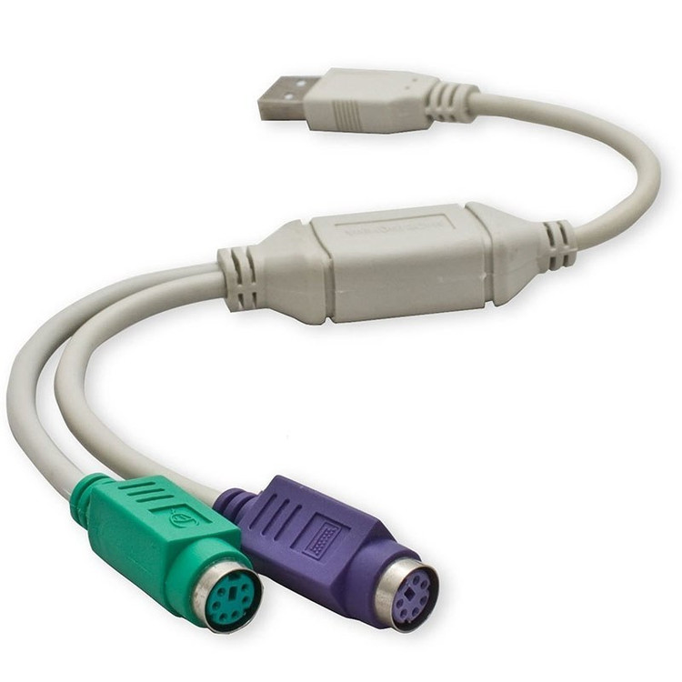 کابل تبدیل USB به PS2 کایزر طول ۳۰ سانتیمتر