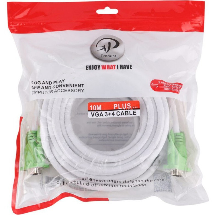 کابل گرافیک VGA ایکس پی مدل XP PLUS VGA 3+4 طول 10 متر