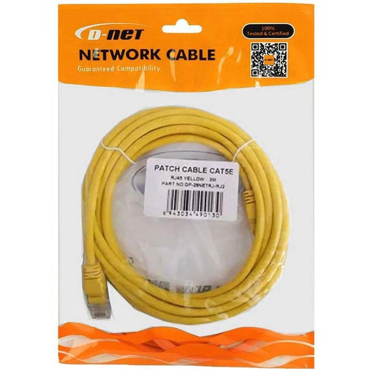 کابل شبکه cat6 دی نت 3 متری