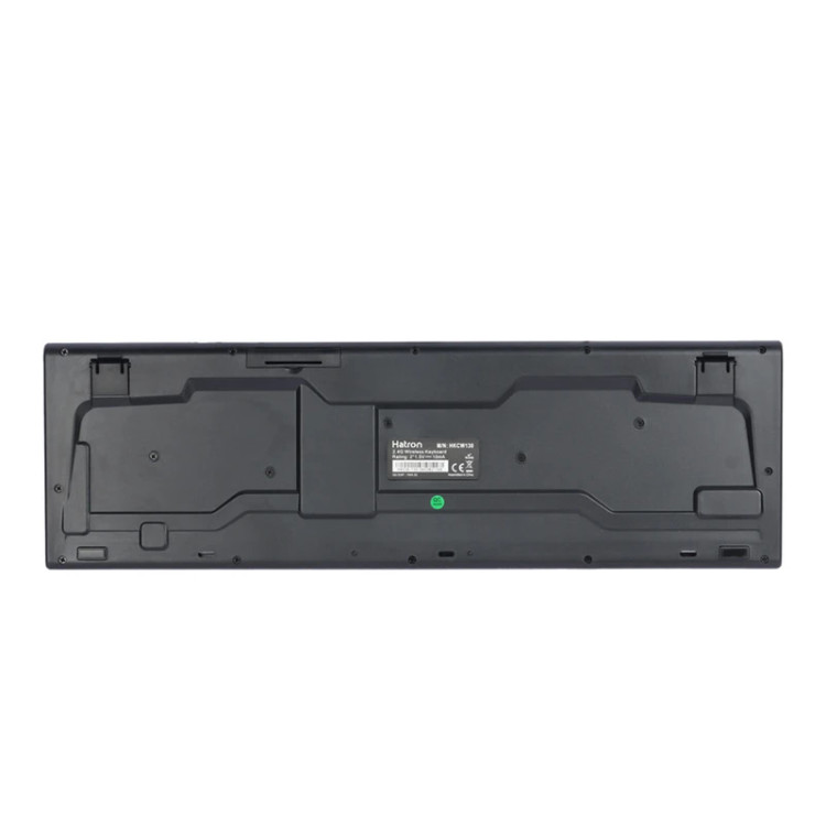 کیبورد و ماوس بی سیم هترون مدل HKCW130، سوییچ ممبران، Full-Size