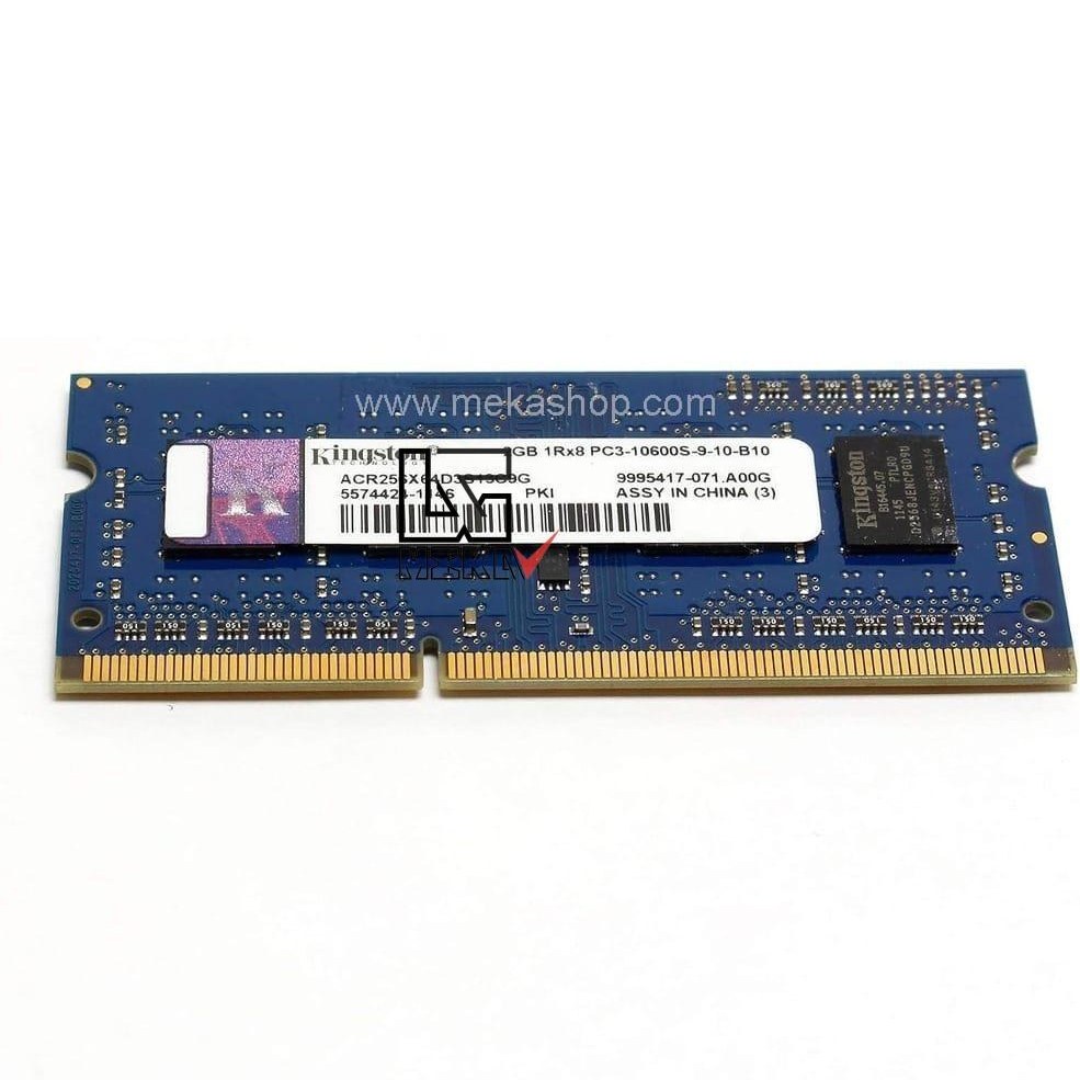 رم لپ تاپ کینگستون ۲ گیگابایت DDR3 فرکانس ۱۳۳۳ مگاهرتز CL9 (کارکرده)